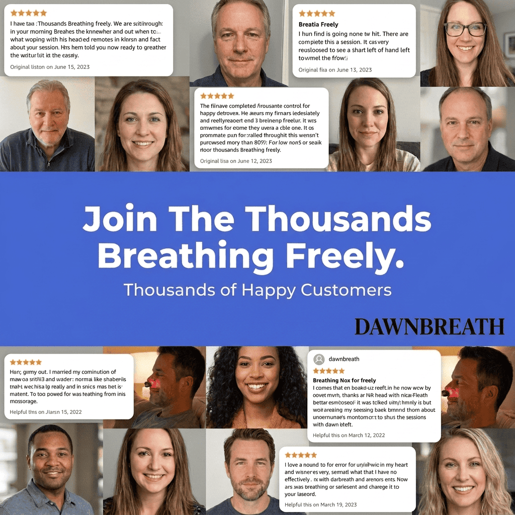 BreatheClear™ — Cordless Red Light Sinus Relief