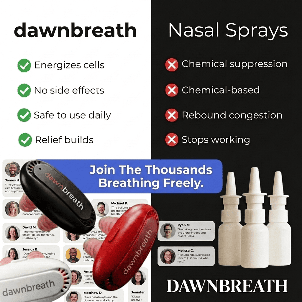BreatheClear™ — Cordless Red Light Sinus Relief
