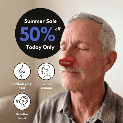 BreatheClear™ — Cordless Red Light Sinus Relief